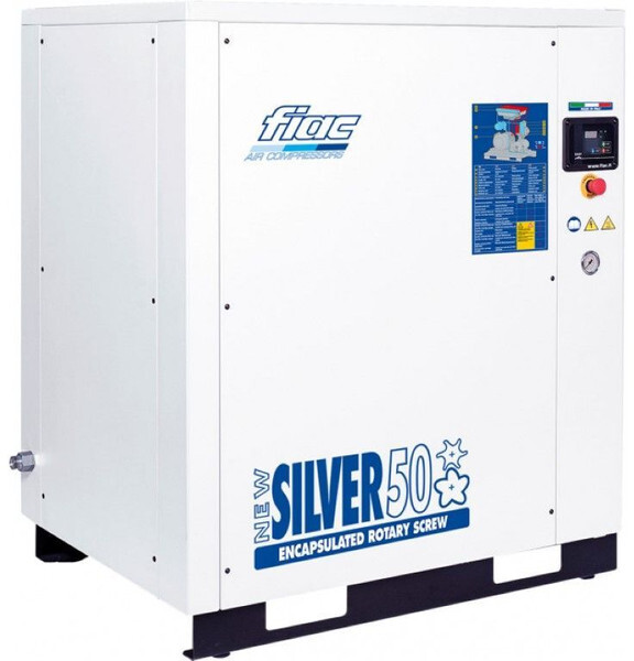 Fiac New Silver 50 Silent 37 kW 5000 L / min 10 Bar Elektrische Schroefcompressor - Kompresor za vazduh: slika 1 Fiac New Silver 50 Silent 37 kW 5000 L / min 10 Bar Elektrische Schroefcompressor - Kompresor za vazduh: slika 1