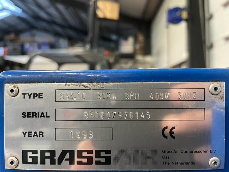 Grassair S88.10 Elektrische Schroefcompressor 4000L / min 10 Bar - Kompresor za vazduh: slika 3 Grassair S88.10 Elektrische Schroefcompressor 4000L / min 10 Bar - Kompresor za vazduh: slika 3