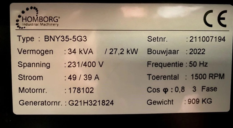 Himoinsa Yanmar Stamford 35 kVA Supersilent Generatorset Nieuw ! - Set generatora: slika 4 Himoinsa Yanmar Stamford 35 kVA Supersilent Generatorset Nieuw ! - Set generatora: slika 4