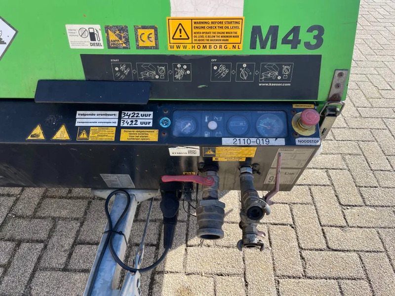 Kaeser M43 Kubota 4,2 m3 / min 7 Bar 30 kW Mobiele Silent Diesel Compressor - Kompresor za vazduh: slika 3 Kaeser M43 Kubota 4,2 m3 / min 7 Bar 30 kW Mobiele Silent Diesel Compressor - Kompresor za vazduh: slika 3