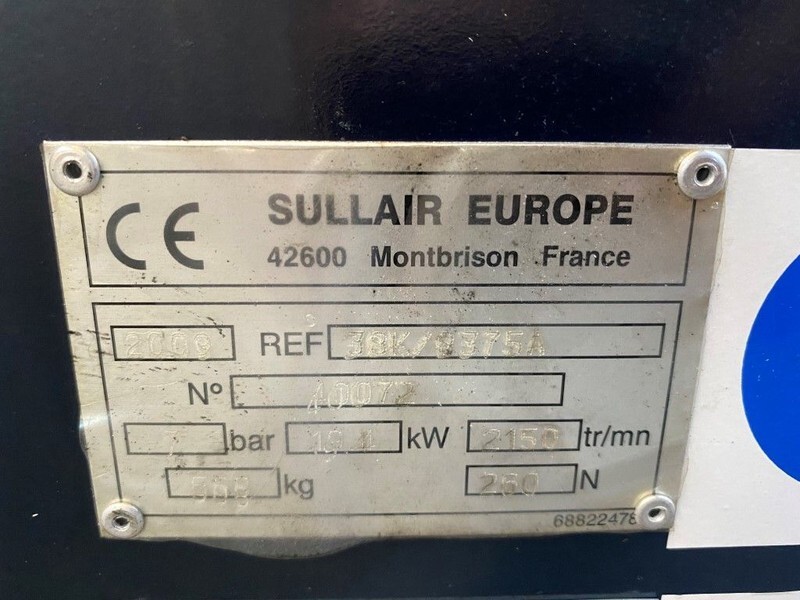 Kubota D1105 Sullair 15.5 kW 7 bar diesel schroefcompressor - Kompresor za vazduh: slika 4 Kubota D1105 Sullair 15.5 kW 7 bar diesel schroefcompressor - Kompresor za vazduh: slika 4