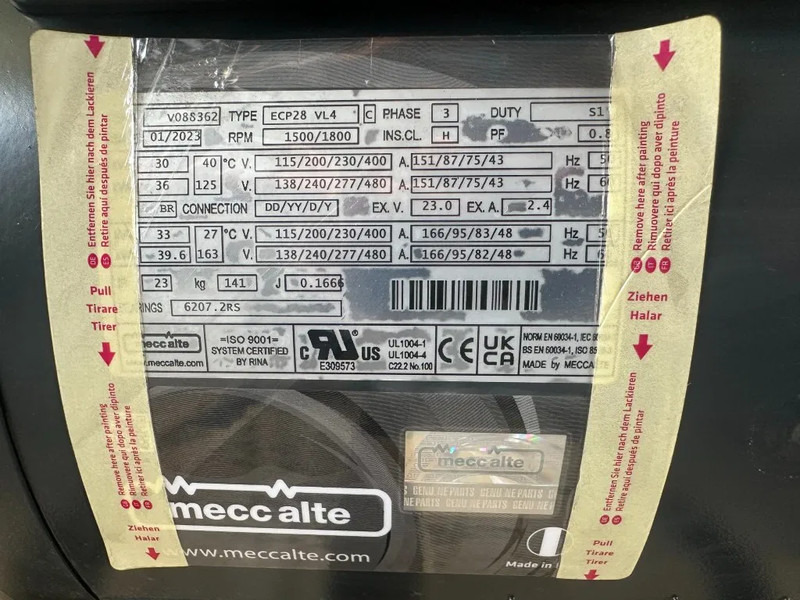 MECC ALTE SPA ECP 28 VL4 Alternator 30 kVA Generatordeel Overstock New ! - Set generatora: slika 3 MECC ALTE SPA ECP 28 VL4 Alternator 30 kVA Generatordeel Overstock New ! - Set generatora: slika 3