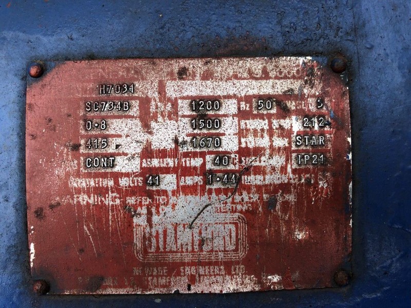 Mitsubishi S16N Stamford 1200 kVA generatorset - Set generatora: slika 3 Mitsubishi S16N Stamford 1200 kVA generatorset - Set generatora: slika 3