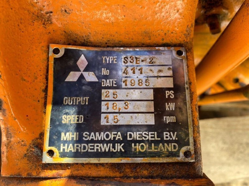 Mitsubishi S3E-2 25 PK Marine Diesel Motor met keerkoppeling - Motor: slika 4 Mitsubishi S3E-2 25 PK Marine Diesel Motor met keerkoppeling - Motor: slika 4