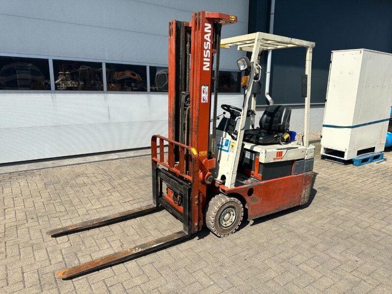 Električni viljuškar Nissan N01L18U 1.8 ton Triplex Freelift Sideshift Elektra Heftruck Accu 2016 !: slika 8