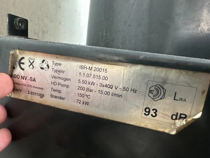 Perkins DIBO IBH-M 20015 Hogedruk unit 200 Bar 1500 L / min Mobiele Aanhanger 12.5 kVA aggregaat - Perač pod pritiskom: slika 5 Perkins DIBO IBH-M 20015 Hogedruk unit 200 Bar 1500 L / min Mobiele Aanhanger 12.5 kVA aggregaat - Perač pod pritiskom: slika 5
