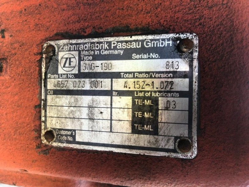 Motor Sisu Valmet Diesel 74.234 ETA 181 HP diesel enine with ZF gearbox: slika 8
