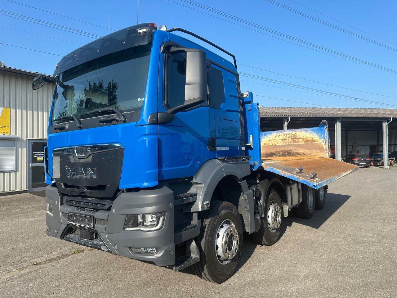 MAN TGS 35.510 8x4 BB Meiller Stahl Bordmatik Pritar - Istovarivač: slika 1 MAN TGS 35.510 8x4 BB Meiller Stahl Bordmatik Pritar - Istovarivač: slika 1