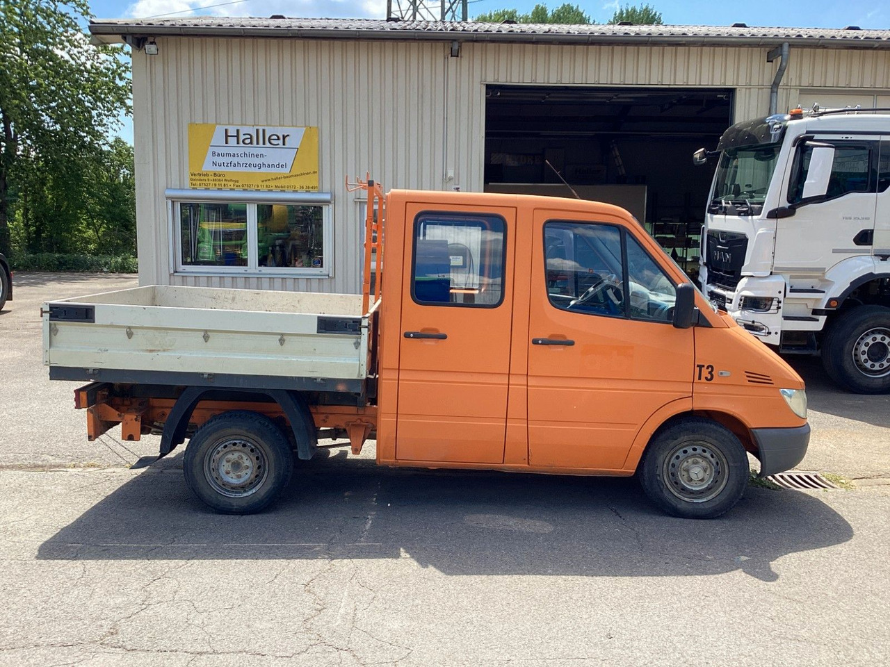 Mercedes-Benz Sprinter Pritsche Doka 211 CDI - Dostavno vozilo sa otvorenom sandukom, Dostavno vozilo sa duplom kabinom: slika 3 Mercedes-Benz Sprinter Pritsche Doka 211 CDI - Dostavno vozilo sa otvorenom sandukom, Dostavno vozilo sa duplom kabinom: slika 3