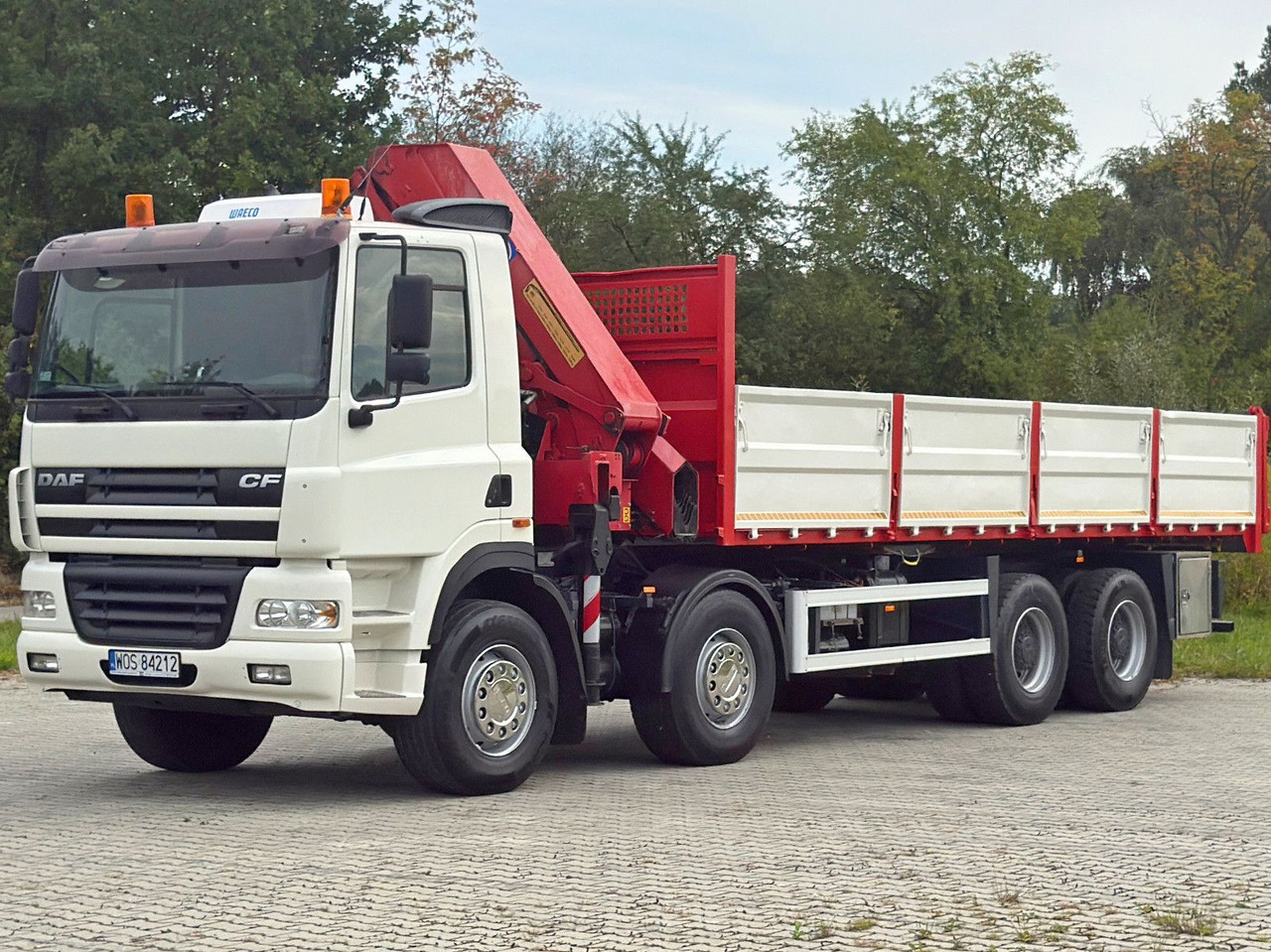 DAF CF 85.380 * HMF 2823 K6 (B3) + FUNK * 8x4 * TOP - Kamion sa dizalicom: slika 3 DAF CF 85.380 * HMF 2823 K6 (B3) + FUNK * 8x4 * TOP - Kamion sa dizalicom: slika 3