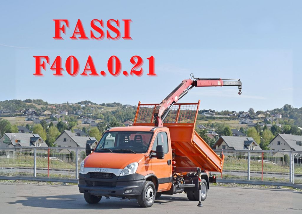 Iveco DAILY 70C17 * KIPPER 2,80m * FASSI F40A.0.21 - Dostavno vozilo istovarivač: slika 1 Iveco DAILY 70C17 * KIPPER 2,80m * FASSI F40A.0.21 - Dostavno vozilo istovarivač: slika 1