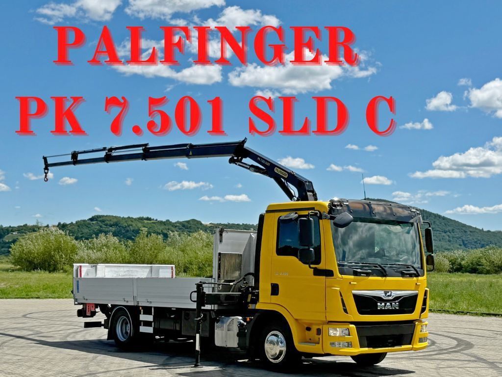 MAN TGL 12.220* PK 7.501 SLD C + FUNK + LIFT*TO - Kamion sa dizalicom: slika 1 MAN TGL 12.220* PK 7.501 SLD C + FUNK + LIFT*TO - Kamion sa dizalicom: slika 1