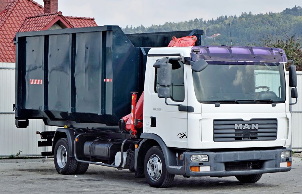 MAN TGL 7.150 Abrollkipper + Kran !! MAN TGL 7.150 Abrollkipper + Kran !! - Kamion sa dizalicom, Kamion sa hidrauličnom kukom: slika 3 MAN TGL 7.150 Abrollkipper + Kran !! MAN TGL 7.150 Abrollkipper + Kran !! - Kamion sa dizalicom, Kamion sa hidrauličnom kukom: slika 3