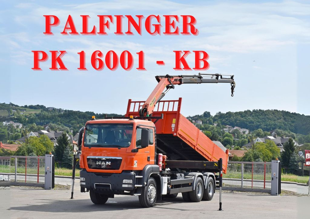 MAN TGS 26.360 Kipper 6,10m* PK 16001 - KB/FUNK* 6x4 - Kamion sa dizalicom, Istovarivač: slika 1 MAN TGS 26.360 Kipper 6,10m* PK 16001 - KB/FUNK* 6x4 - Kamion sa dizalicom, Istovarivač: slika 1