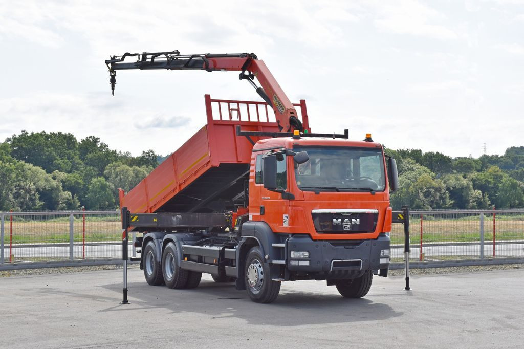 MAN TGS 26.360 Kipper 6,10m* PK 16001 - KB/FUNK* 6x4 - Kamion sa dizalicom, Istovarivač: slika 2 MAN TGS 26.360 Kipper 6,10m* PK 16001 - KB/FUNK* 6x4 - Kamion sa dizalicom, Istovarivač: slika 2