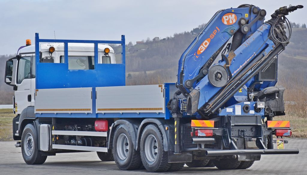 Kamion sa dizalicom MAN TGS 26.360*PRITSCHE 6,60m * PM 30 SP / FUNK *6x4: slika 7