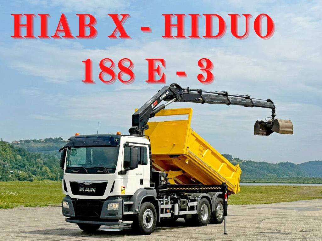 MAN TGS 26.400 * HIAB X-HIDUO 188 E-3 + FUNK * 6x4 - Kamion sa dizalicom: slika 1 MAN TGS 26.400 * HIAB X-HIDUO 188 E-3 + FUNK * 6x4 - Kamion sa dizalicom: slika 1