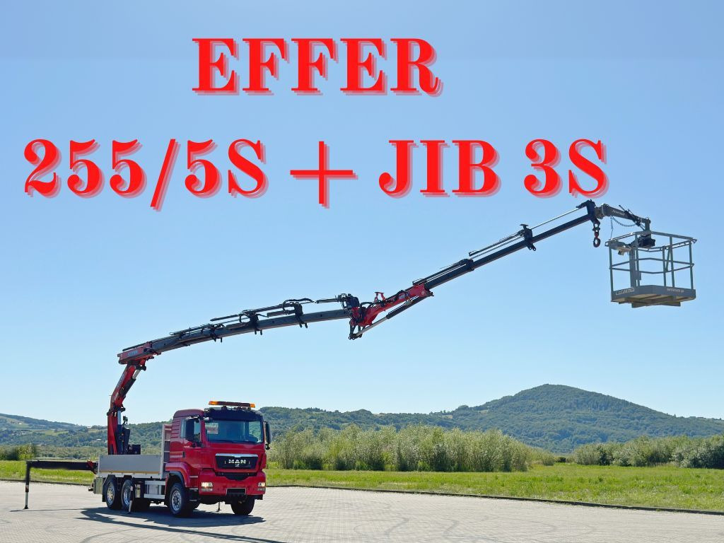 MAN TGS 28.480 * EFFER 255/5S + JIB 3S + FUNK * TOP - Kamion sa dizalicom: slika 1 MAN TGS 28.480 * EFFER 255/5S + JIB 3S + FUNK * TOP - Kamion sa dizalicom: slika 1