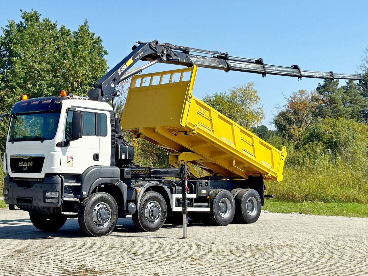 MAN TGS 32.510 * HIAB 288 EP - 5HIDUO/ FUNK * 8x8 - Kamion sa dizalicom: slika 2 MAN TGS 32.510 * HIAB 288 EP - 5HIDUO/ FUNK * 8x8 - Kamion sa dizalicom: slika 2