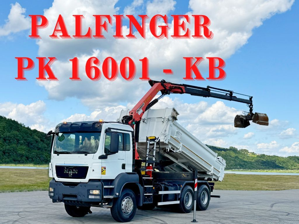 MAN TGS 33.360 * PK 16001 - KB + FUNK * 6x4 - Kamion sa dizalicom: slika 1 MAN TGS 33.360 * PK 16001 - KB + FUNK * 6x4 - Kamion sa dizalicom: slika 1