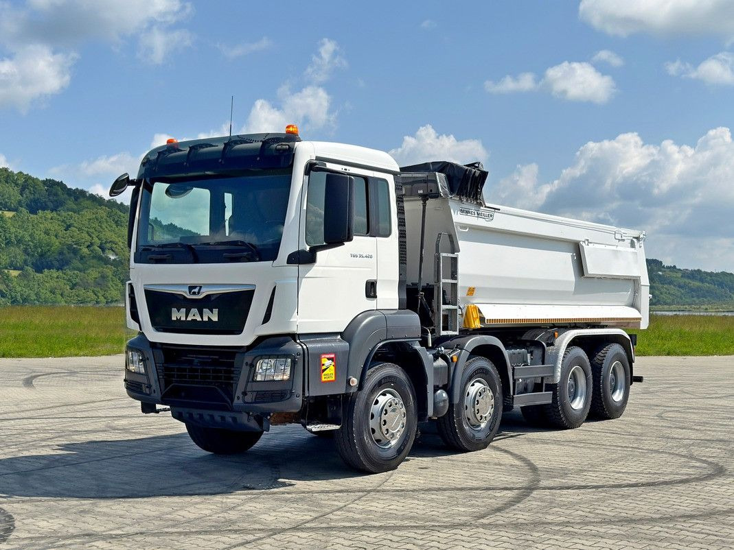 MAN TGS 35.420 KIPPER * 8x4 * TOPZUSTAND - Istovarivač: slika 1 MAN TGS 35.420 KIPPER * 8x4 * TOPZUSTAND - Istovarivač: slika 1