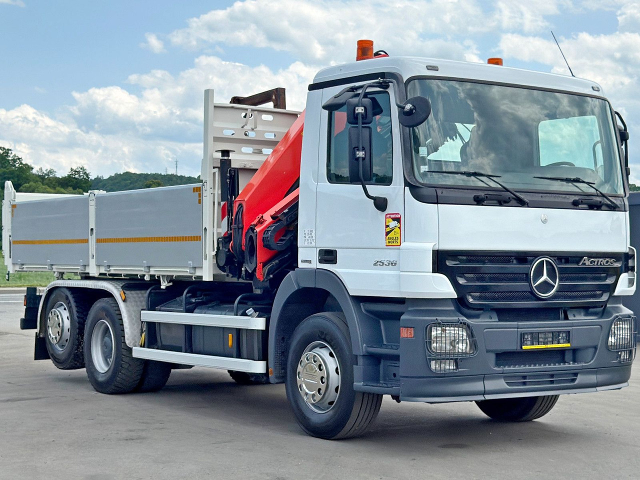 Mercedes-Benz ACTROS 2536* KIPPER 5,30m * PK 15500 + FUNK* TOP - Istovarivač, Kamion sa dizalicom: slika 4 Mercedes-Benz ACTROS 2536* KIPPER 5,30m * PK 15500 + FUNK* TOP - Istovarivač, Kamion sa dizalicom: slika 4