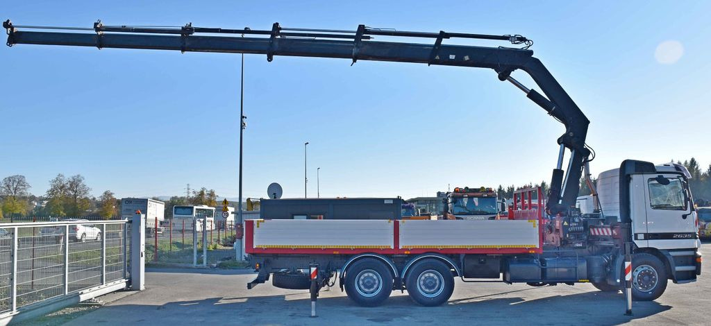 Kamion sa dizalicom Mercedes-Benz ACTROS 2635 Pritsche 6,40m + HIAB 400 E-5 + FUNK: slika 6