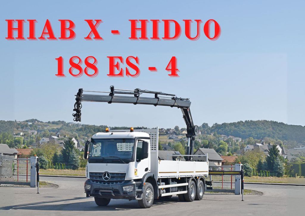 Mercedes-Benz ACTROS 2636 *HIAB X-HIDUO 188 ES-4/FUNK + * 6x4 - Kamion sa dizalicom, Kamion sa tovarnim sandukom: slika 1 Mercedes-Benz ACTROS 2636 *HIAB X-HIDUO 188 ES-4/FUNK + * 6x4 - Kamion sa dizalicom, Kamion sa tovarnim sandukom: slika 1
