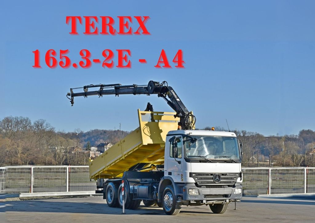 Mercedes-Benz ACTROS 2636 * TEREX 165.2E - A4 + FUNK/6x4 Mercedes-Benz ACTROS 2636 * TEREX 165.2E - A4 + FUNK/6x4 - Kamion sa dizalicom, Istovarivač: slika 1 Mercedes-Benz ACTROS 2636 * TEREX 165.2E - A4 + FUNK/6x4 Mercedes-Benz ACTROS 2636 * TEREX 165.2E - A4 + FUNK/6x4 - Kamion sa dizalicom, Istovarivač: slika 1