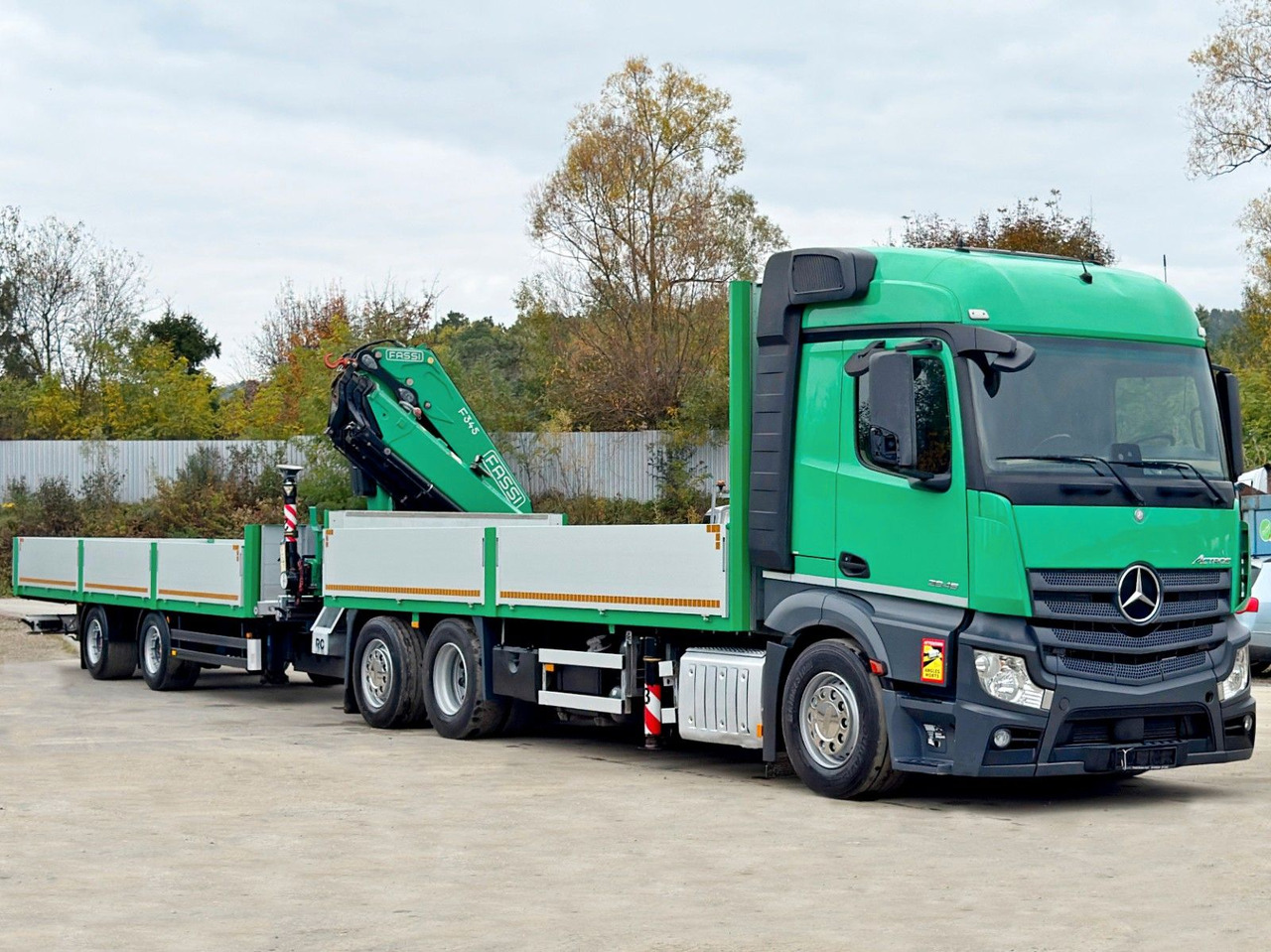 Mercedes-Benz ACTROS 2645* FASSI F345 RA 2.4/FUNK+Anhänger - Kamion sa dizalicom: slika 4 Mercedes-Benz ACTROS 2645* FASSI F345 RA 2.4/FUNK+Anhänger - Kamion sa dizalicom: slika 4