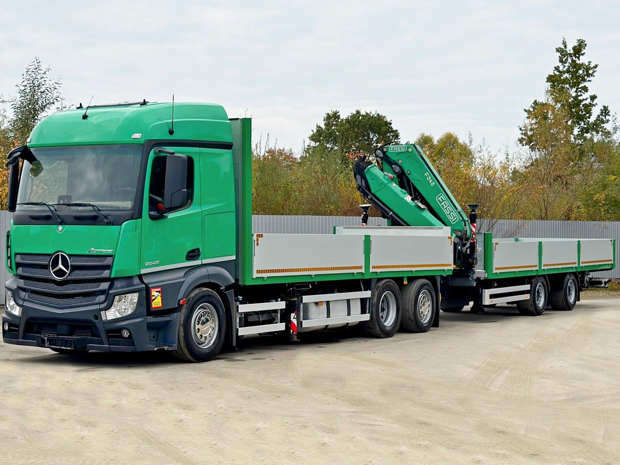 Mercedes-Benz ACTROS 2645* FASSI F345 RA 2.4/FUNK+Anhänger - Kamion sa dizalicom: slika 3 Mercedes-Benz ACTROS 2645* FASSI F345 RA 2.4/FUNK+Anhänger - Kamion sa dizalicom: slika 3