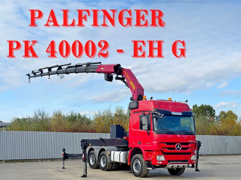 Mercedes-Benz ACTROS 2646 * PK 40002 - EH G + FUNK / 6x4 * TOP - Kamion sa dizalicom: slika 1 Mercedes-Benz ACTROS 2646 * PK 40002 - EH G + FUNK / 6x4 * TOP - Kamion sa dizalicom: slika 1