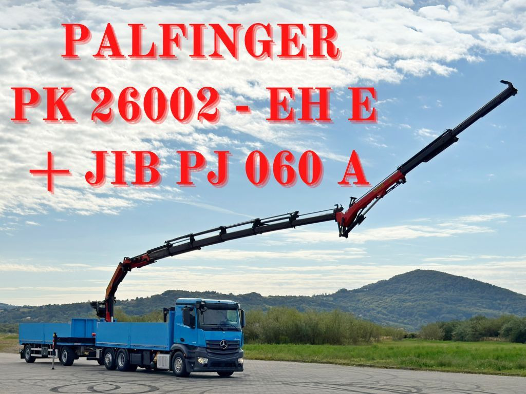 Mercedes-Benz ANTOS 2545*PK 26002-EHE+JIB PJ060A+Anhänger/FUNK - Kamion sa dizalicom: slika 1 Mercedes-Benz ANTOS 2545*PK 26002-EHE+JIB PJ060A+Anhänger/FUNK - Kamion sa dizalicom: slika 1