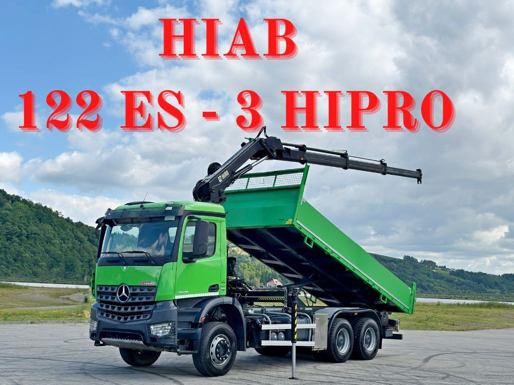 Mercedes-Benz AROCS 2636 * HIAB 122 ES - 3 HIPRO * 6x4 - Kamion sa dizalicom: slika 1 Mercedes-Benz AROCS 2636 * HIAB 122 ES - 3 HIPRO * 6x4 - Kamion sa dizalicom: slika 1