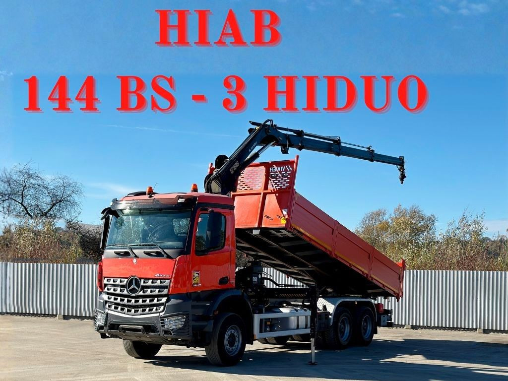 Mercedes-Benz AROCS 2640 *HIAB 144 BS - 3/FUNK  + * 6x4 - Kamion sa dizalicom: slika 1 Mercedes-Benz AROCS 2640 *HIAB 144 BS - 3/FUNK  + * 6x4 - Kamion sa dizalicom: slika 1