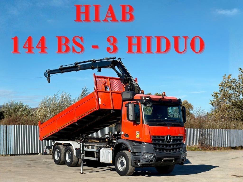 Mercedes-Benz AROCS 2640 *HIAB 144 BS - 3/FUNK  + * 6x4 - Istovarivač, Kamion sa dizalicom: slika 1 Mercedes-Benz AROCS 2640 *HIAB 144 BS - 3/FUNK  + * 6x4 - Istovarivač, Kamion sa dizalicom: slika 1