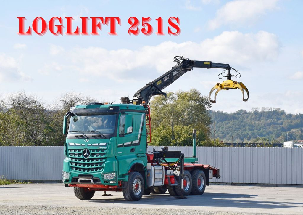Mercedes-Benz AROCS 3363 *HOLZTRANSPORTER * LOGLIFT 251S /6x4 Mercedes-Benz AROCS 3363 *HOLZTRANSPORTER * LOGLIFT 251S /6x4 - Šticar, Kamion sa dizalicom: slika 1 Mercedes-Benz AROCS 3363 *HOLZTRANSPORTER * LOGLIFT 251S /6x4 Mercedes-Benz AROCS 3363 *HOLZTRANSPORTER * LOGLIFT 251S /6x4 - Šticar, Kamion sa dizalicom: slika 1