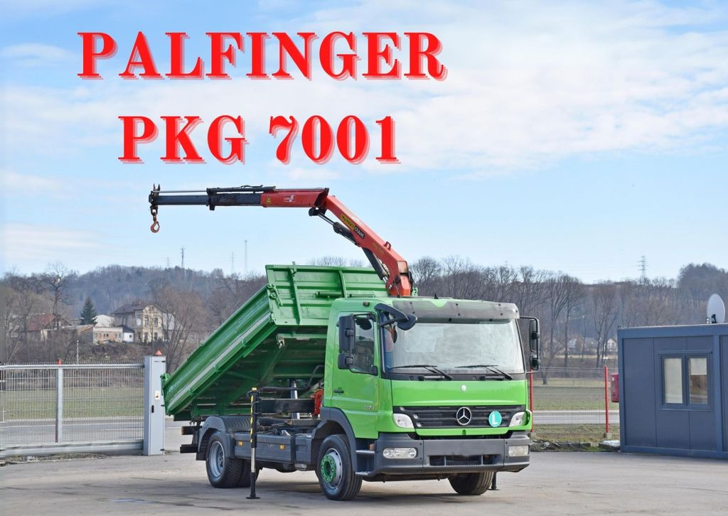 Mercedes-Benz ATEGO 1224 Kipper 4,00m* KRAN * TOPZUSTAND - Kamion sa dizalicom, Istovarivač: slika 1 Mercedes-Benz ATEGO 1224 Kipper 4,00m* KRAN * TOPZUSTAND - Kamion sa dizalicom, Istovarivač: slika 1
