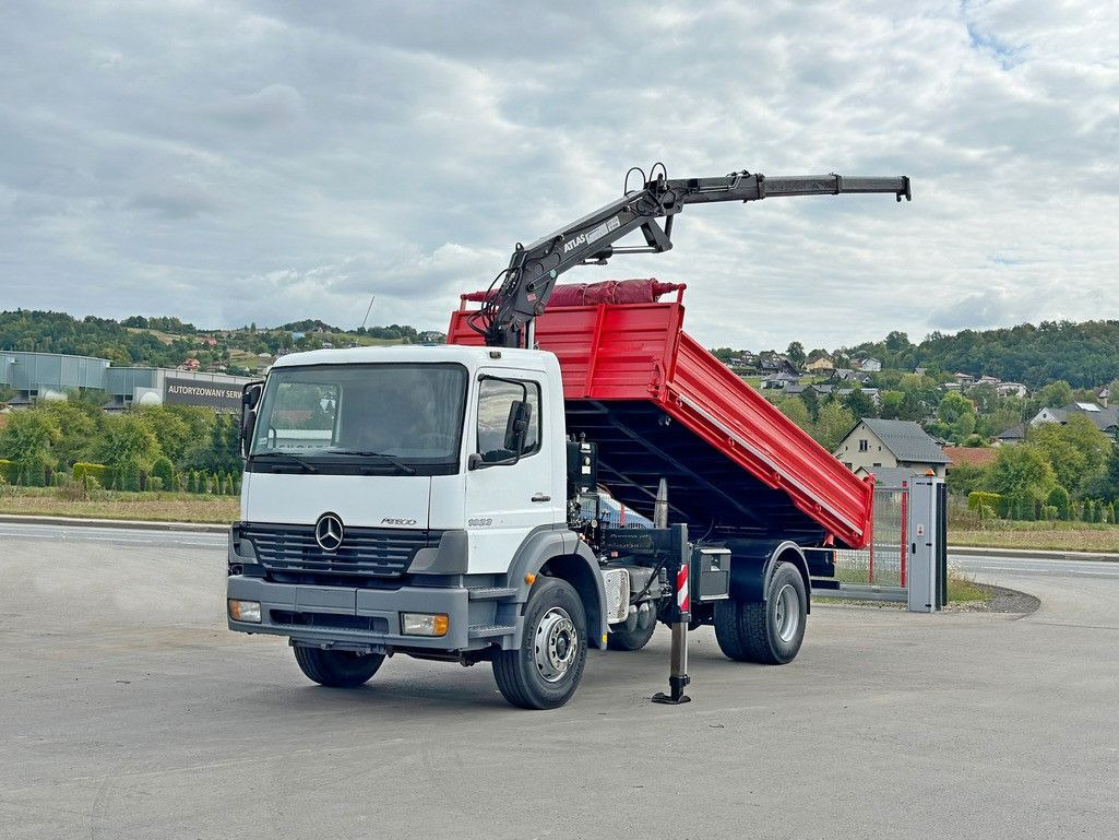 Mercedes-Benz ATEGO 1823 * KIPPER 5,25 m *ATLAS AK 3500C * TOP - Istovarivač, Kamion sa dizalicom: slika 2 Mercedes-Benz ATEGO 1823 * KIPPER 5,25 m *ATLAS AK 3500C * TOP - Istovarivač, Kamion sa dizalicom: slika 2