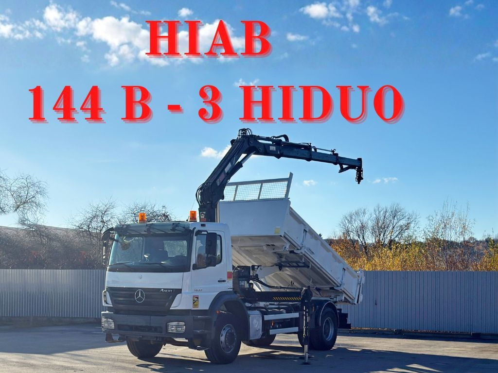 Mercedes-Benz AXOR 1833 * HIAB 144 B - 3 HIDUO + FUNK * TOP - Kamion sa dizalicom: slika 1 Mercedes-Benz AXOR 1833 * HIAB 144 B - 3 HIDUO + FUNK * TOP - Kamion sa dizalicom: slika 1