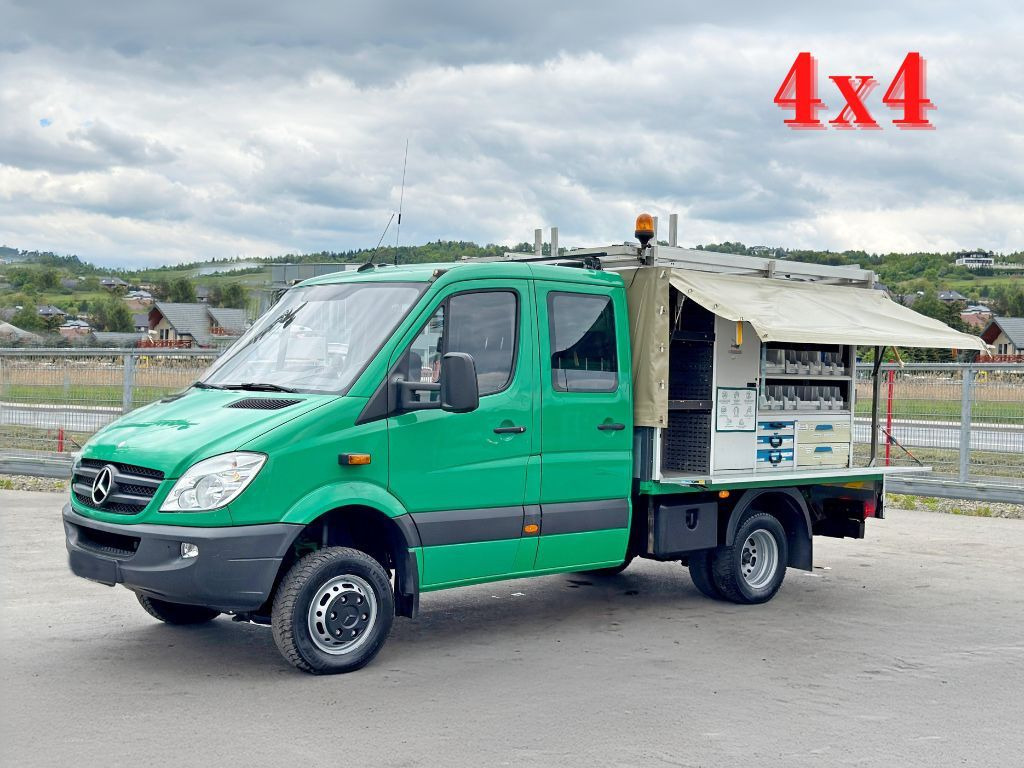 Mercedes-Benz Sprinter 516 CDI* Doppel Kabine! 4x4 *TOPZUSTAND - Dostavno vozilo istovarivač: slika 1 Mercedes-Benz Sprinter 516 CDI* Doppel Kabine! 4x4 *TOPZUSTAND - Dostavno vozilo istovarivač: slika 1