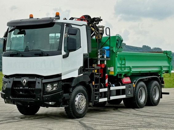 Renault C 430 *KIPPER 5,10 m + PK 16001 - K B* 6x4 - Istovarivač, Kamion sa dizalicom: slika 5 Renault C 430 *KIPPER 5,10 m + PK 16001 - K B* 6x4 - Istovarivač, Kamion sa dizalicom: slika 5
