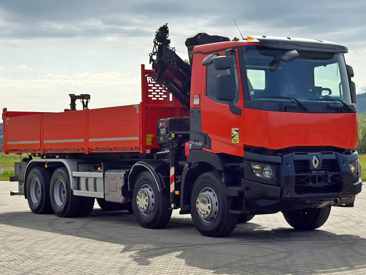 Renault C 430 *KIPPER 6,80m* HIAB X-HIDUO 188 ES-4 * 8x4 - Istovarivač, Kamion sa dizalicom: slika 3 Renault C 430 *KIPPER 6,80m* HIAB X-HIDUO 188 ES-4 * 8x4 - Istovarivač, Kamion sa dizalicom: slika 3