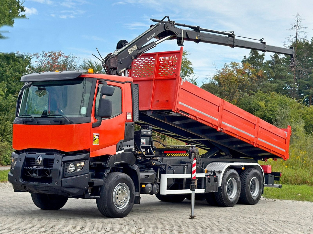 Renault K 380 * HIAB 144 BS - 3 HIDUO + FUNK * 6x4 * TOP - Istovarivač, Kamion sa dizalicom: slika 2 Renault K 380 * HIAB 144 BS - 3 HIDUO + FUNK * 6x4 * TOP - Istovarivač, Kamion sa dizalicom: slika 2