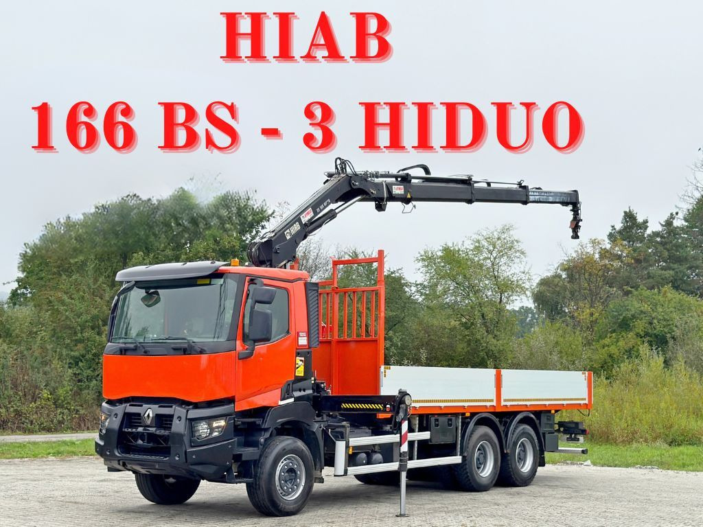 Renault K 380 * HIAB 166 BS-3 HIDUO + FUNK* 6x4 - Kamion sa dizalicom: slika 1 Renault K 380 * HIAB 166 BS-3 HIDUO + FUNK* 6x4 - Kamion sa dizalicom: slika 1