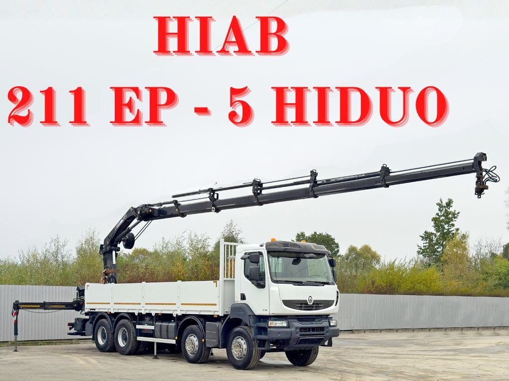 Renault KERAX 430 * HIAB 211 EP-5 HIDUO /FUNK *8x4 - Kamion sa dizalicom: slika 1 Renault KERAX 430 * HIAB 211 EP-5 HIDUO /FUNK *8x4 - Kamion sa dizalicom: slika 1