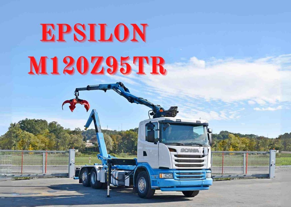 Scania G 440 * Abrollkipper * EPSILON M120Z95TR* TOP - Kamion sa hidrauličnom kukom: slika 1 Scania G 440 * Abrollkipper * EPSILON M120Z95TR* TOP - Kamion sa hidrauličnom kukom: slika 1