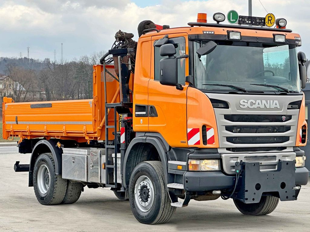 Scania G360 Kipper 4,10m *PK 11002 B + FUNK *4x4 Scania G360 Kipper 4,10m *PK 11002 B + FUNK *4x4 - Kamion sa dizalicom, Istovarivač: slika 4 Scania G360 Kipper 4,10m *PK 11002 B + FUNK *4x4 Scania G360 Kipper 4,10m *PK 11002 B + FUNK *4x4 - Kamion sa dizalicom, Istovarivač: slika 4