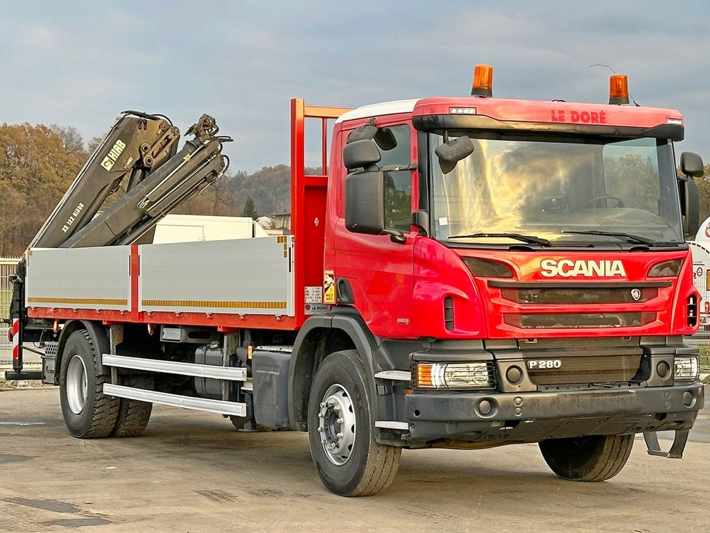 Scania P 280 * HIAB 122 E - 2 HIDUO + FUNK* TOPZUSTAND - Kamion sa dizalicom, Kamion sa tovarnim sandukom: slika 4 Scania P 280 * HIAB 122 E - 2 HIDUO + FUNK* TOPZUSTAND - Kamion sa dizalicom, Kamion sa tovarnim sandukom: slika 4