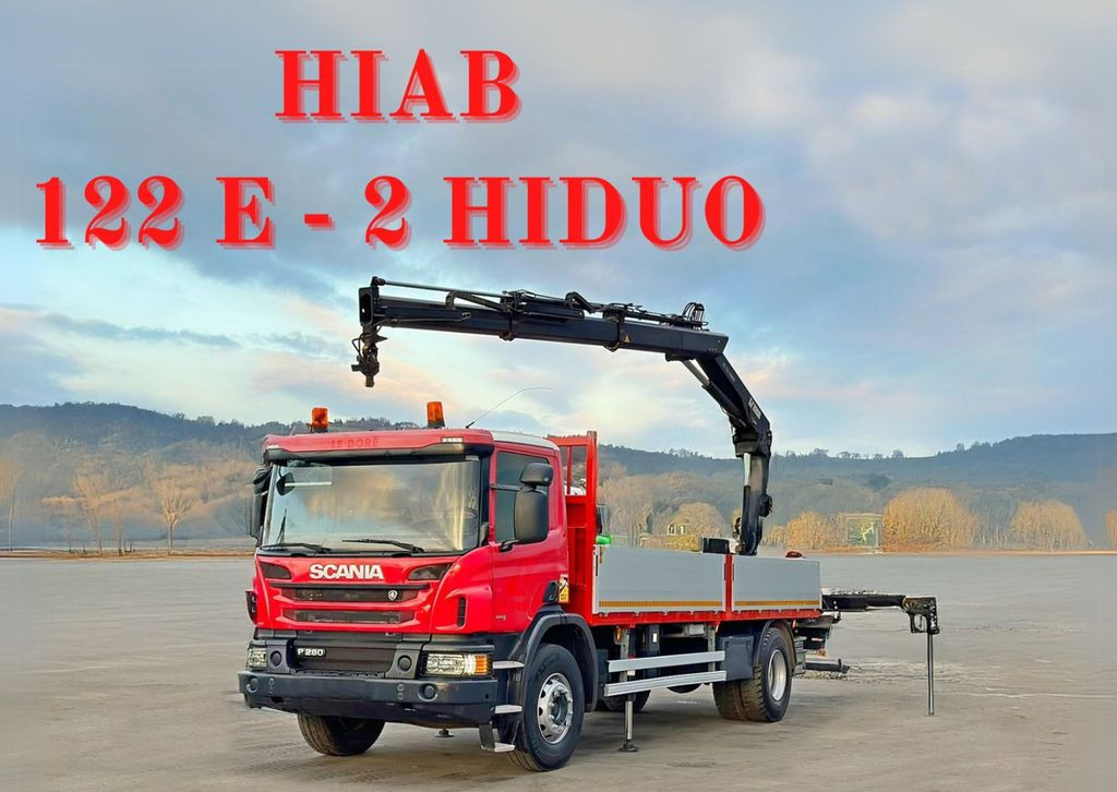 Scania P 280 * HIAB 122 E - 2 HIDUO + FUNK* TOPZUSTAND - Kamion sa dizalicom, Kamion sa tovarnim sandukom: slika 1 Scania P 280 * HIAB 122 E - 2 HIDUO + FUNK* TOPZUSTAND - Kamion sa dizalicom, Kamion sa tovarnim sandukom: slika 1